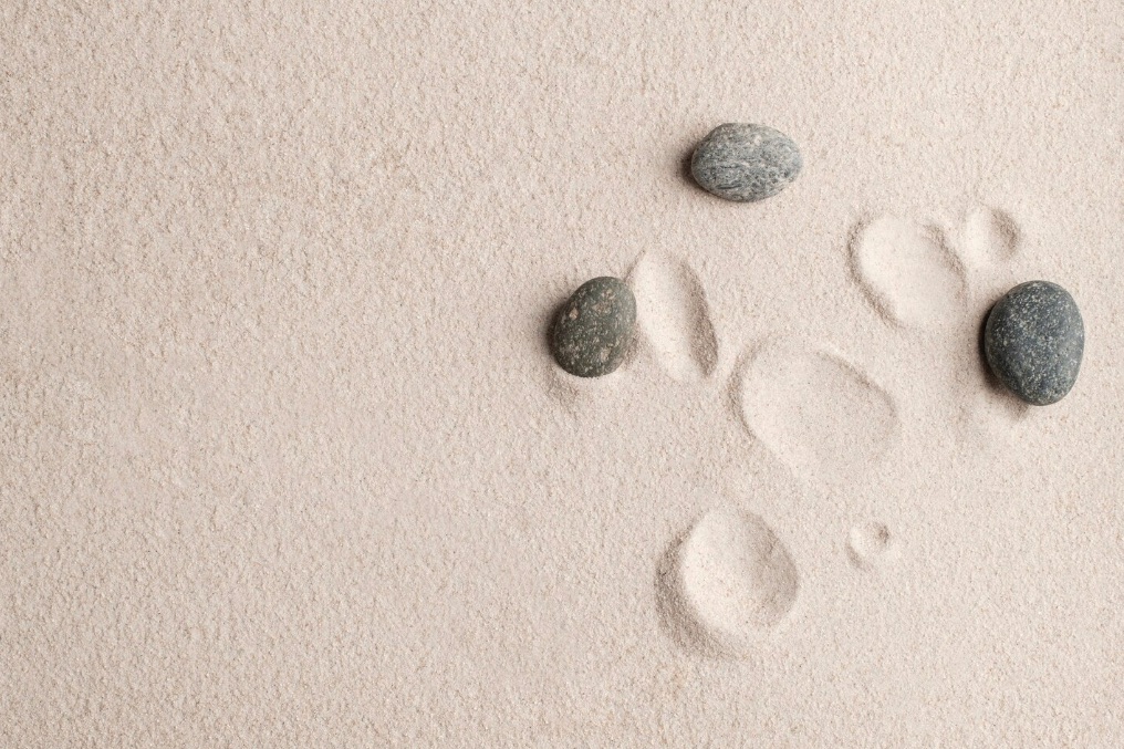 Ruhe und Fokus – natürliche Textur